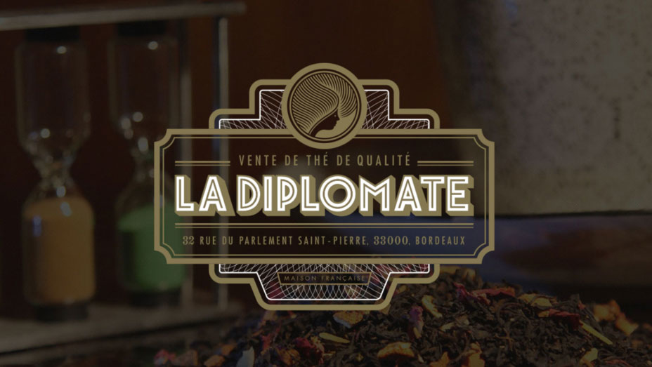 Logo de La Diplomate