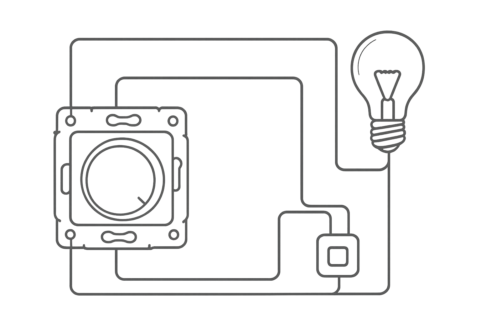 branchement variateur legrand avec poussoir