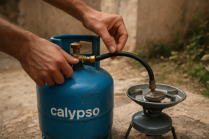 Comment brancher une bouteille de gaz Calypso facilement et en toute sécurité