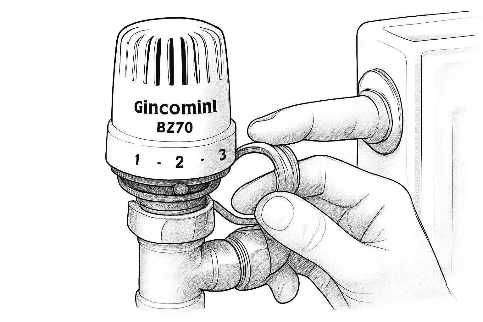 démontage tête thermostatique giacomini