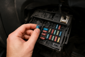 Fusible démarreur C4 Picasso : localisation, panne et remplacement du fusible F8 (20A/25A)