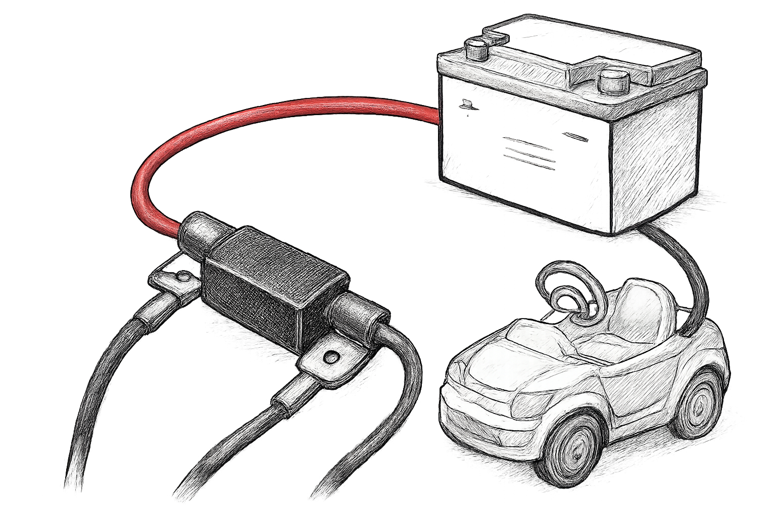 fusible thermique voiture électrique