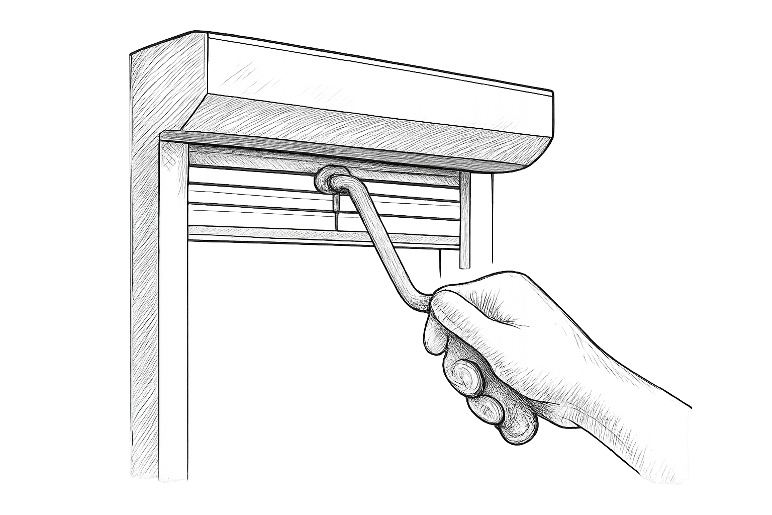 ouvrir volet roulant electrique somfy sans electricite