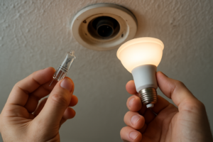Remplacement ampoule halogène par LED : le guide complet pour choisir et installer sans erreur