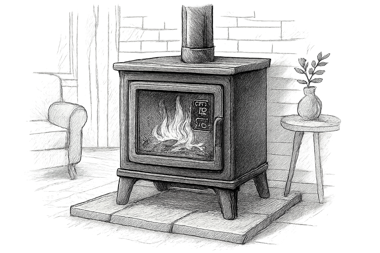 thermostat poele a bois